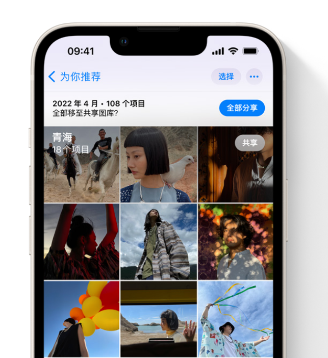 东洲苹果维修网点分享在 iPhone 上使用共享图库 