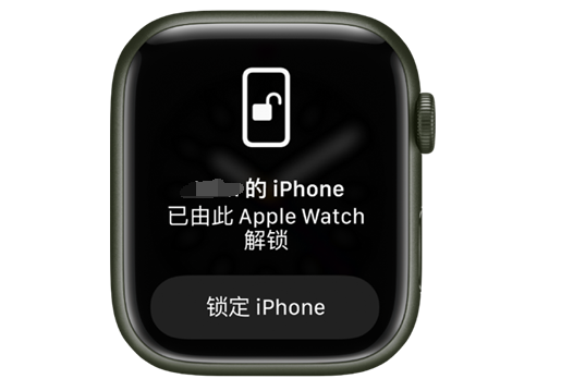 东洲苹果手机维修分享用 AppleWatch 解锁配备面容 ID 的 iPhone方法 