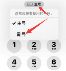 东洲苹果14维修店分享iPhone 14 Pro Max使用副卡打电话的方法 